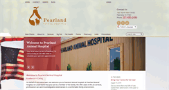 Desktop Screenshot of pearlandanimalhospital.com